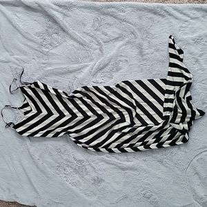 Rampage back ivory maxi dress large